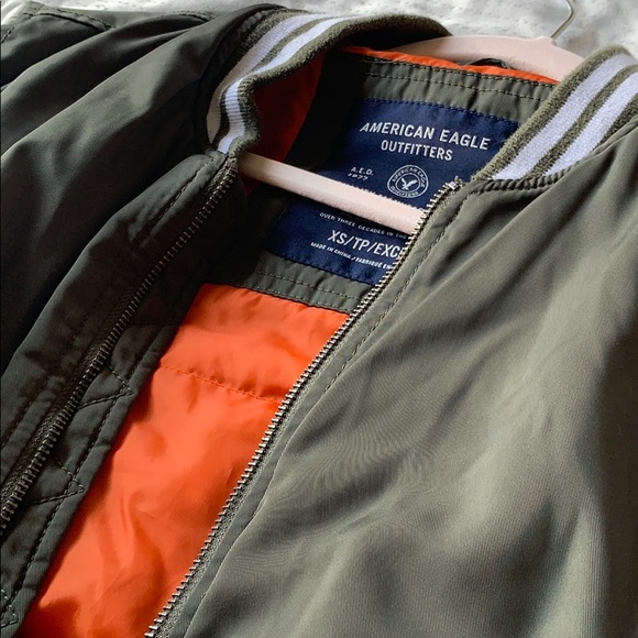 American Eagle Varsity Bomber Jacket - Picture 2 of 4